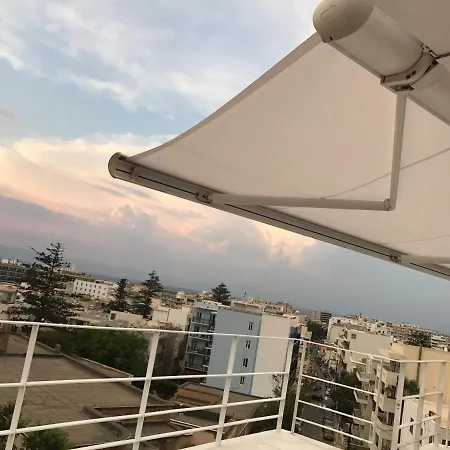 Ferienwohnung Panoramic View - Penthouse Rhodes City Exterior foto