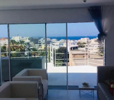 Ferienwohnung Panoramic View - Penthouse Rhodes City Exterior foto