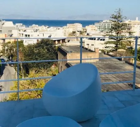 Ferienwohnung Panoramic View - Penthouse Rhodes City Exterior foto