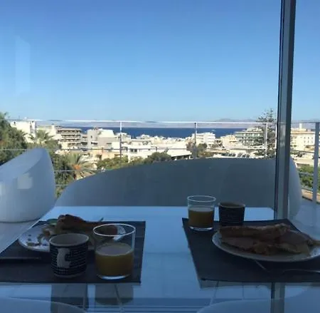 Ferienwohnung Panoramic View - Penthouse Rhodes City Exterior foto